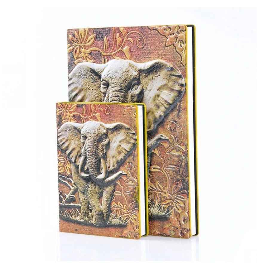 A5 A6 Notebook Elephant Vintage Journal