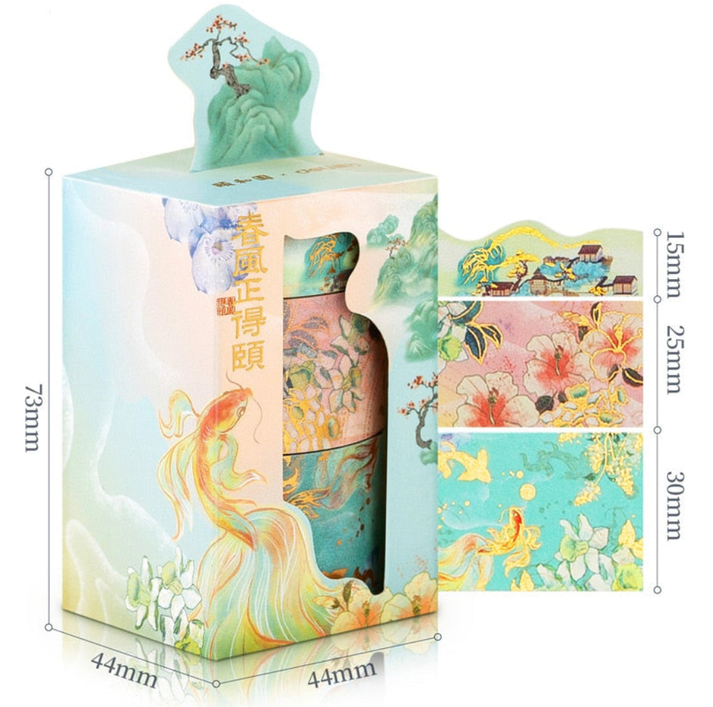 3 Rolls Bonsai Washi Tapes