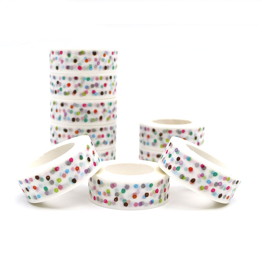 1 Roll Polka Dots Washi Tape