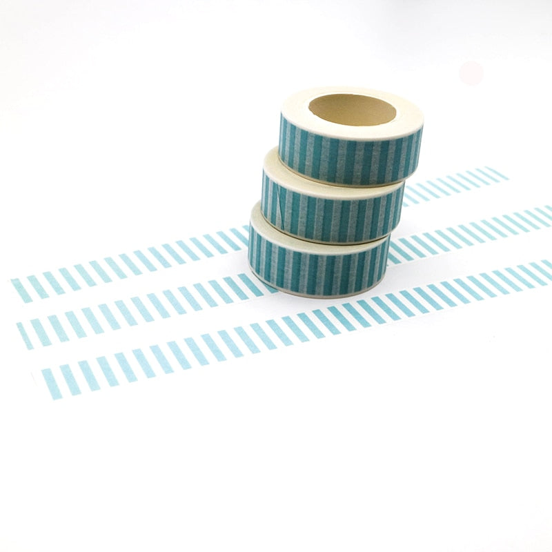 1 Roll Blue Stripes Washi Tape