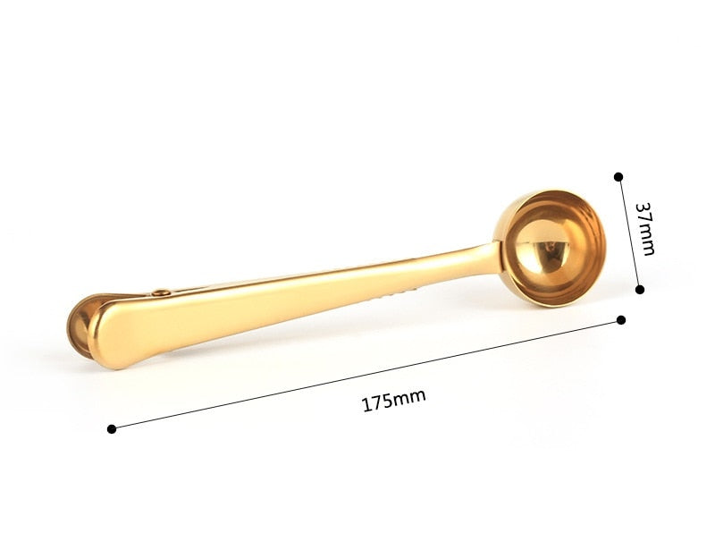 Brass Metal Measuring Spoon Sealing Clip