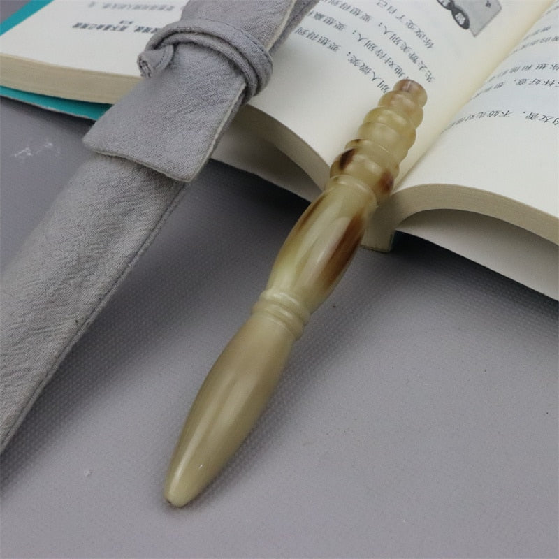 High Grade African Flower Horn Fountain Pen