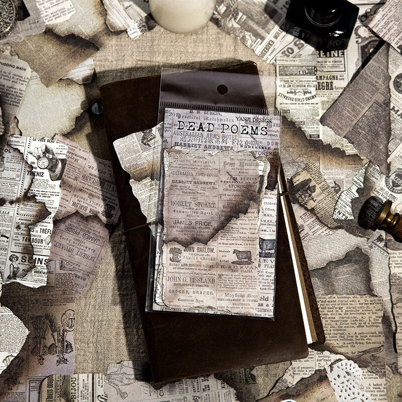 30 Pcs/Lot Burnt Effect Memo Cards