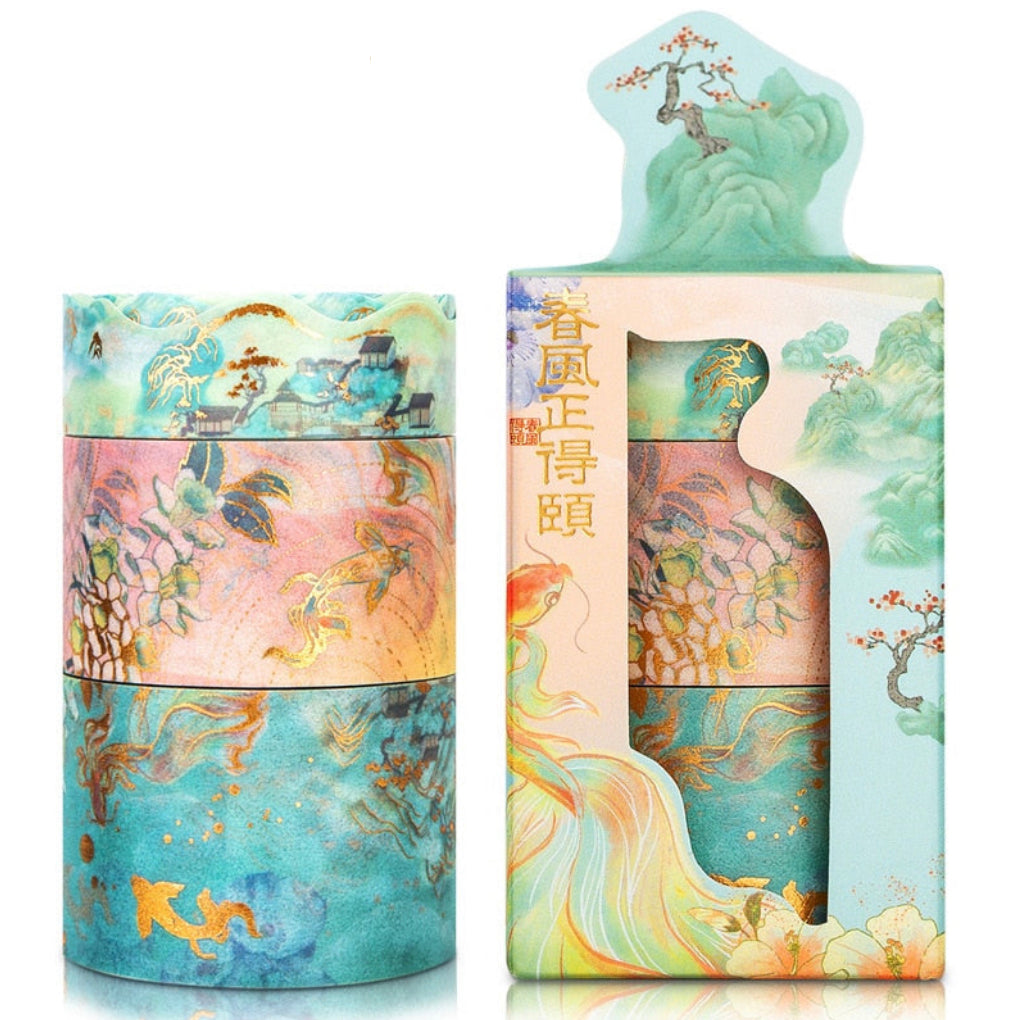 3 Rolls Bonsai Washi Tapes
