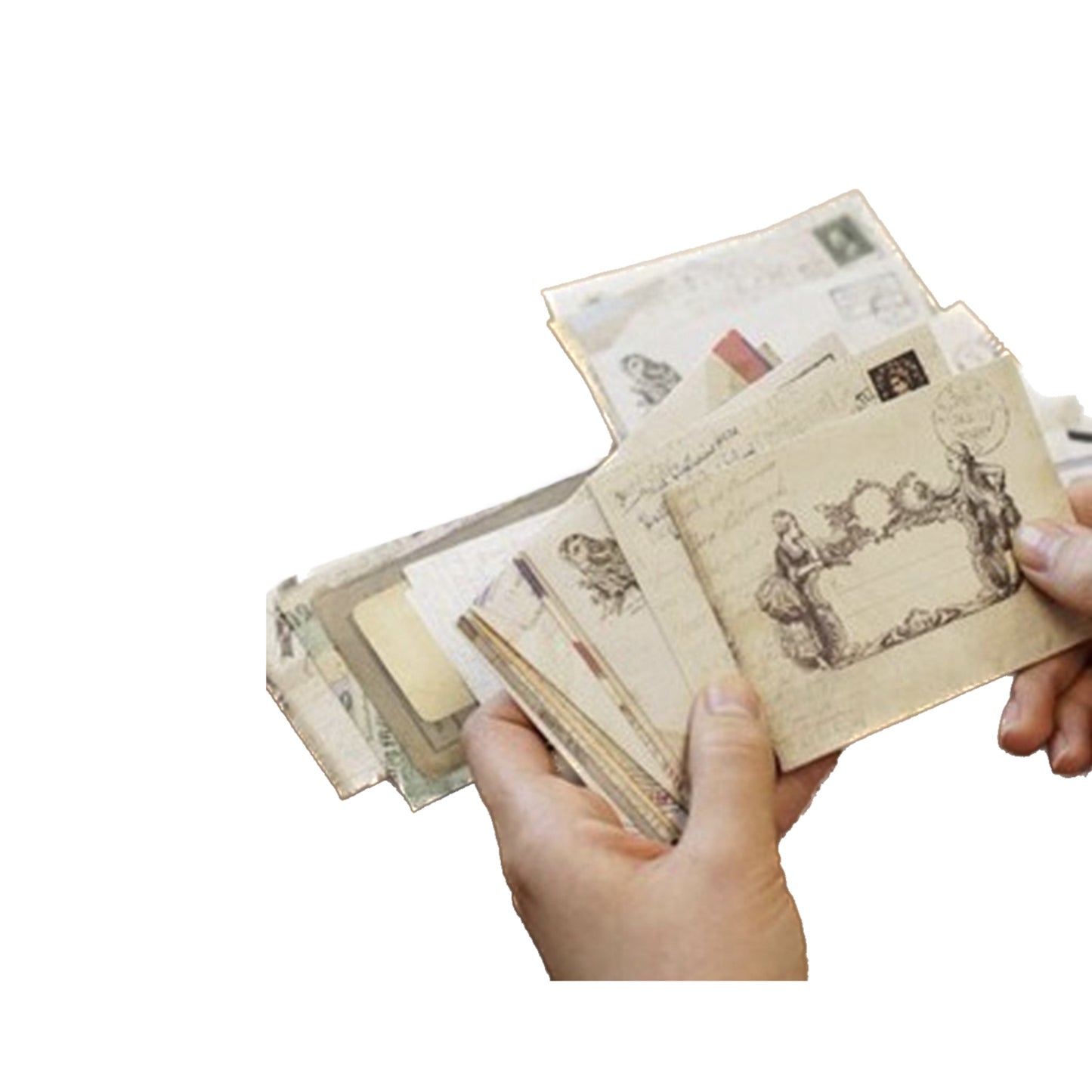 12 Pcs/Set Vintage Style Mini Envelopes