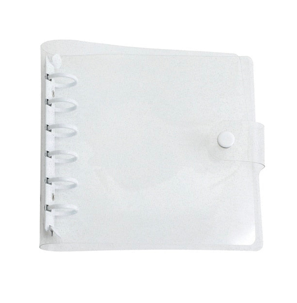 Clear or Glitter Square Binder Journal Hand Book