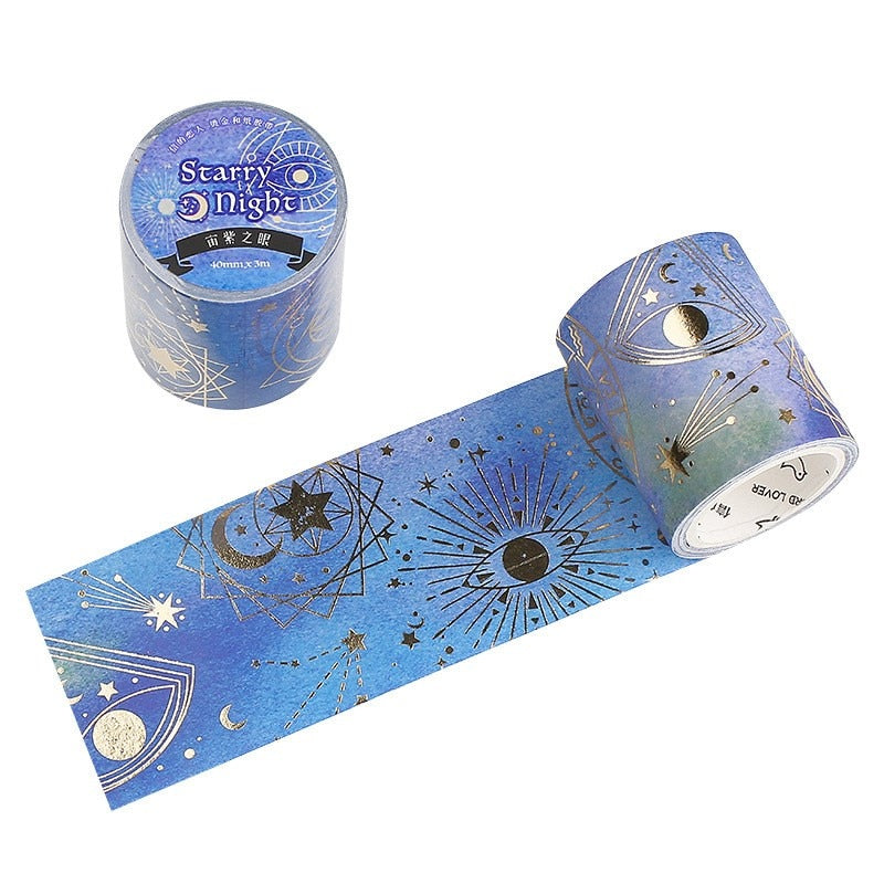 1 Roll Starry Night Washi Tape