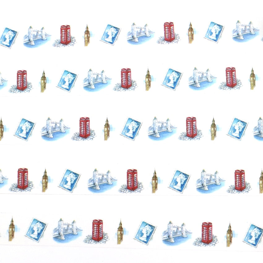 1 Roll London Theme Washi Tape