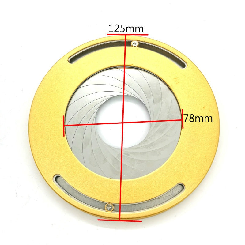 Adjustable Brass Metal Circle Drawing Ruler