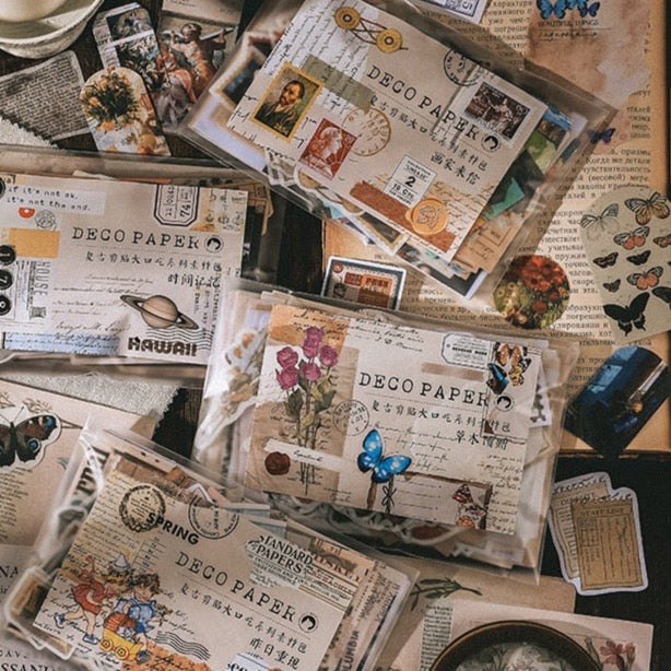 200 Sheets Retro Art Memo Paper