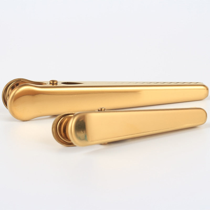 Brass Metal Gold Binder Clip