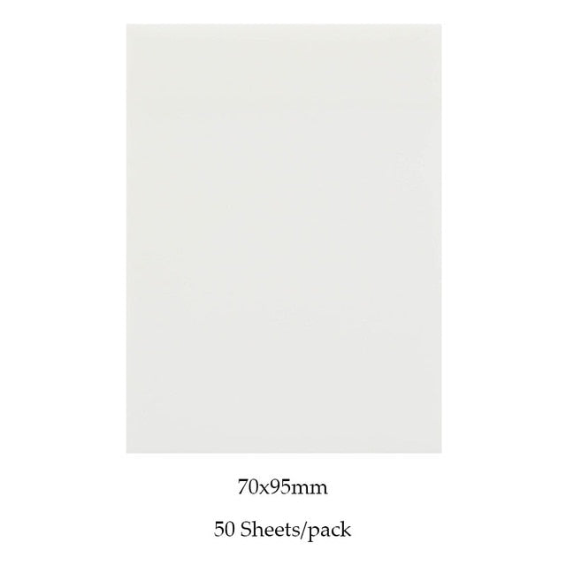 50 Sheets Transparent Paper Posted It Sticky Notepads