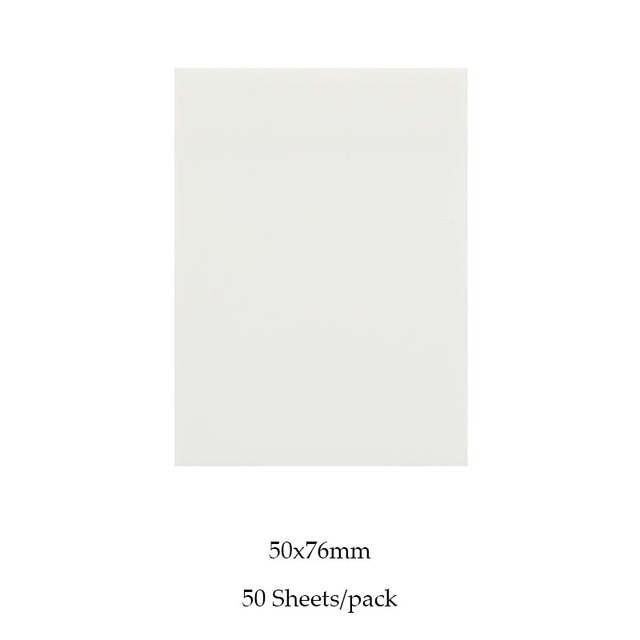 50 Sheets Transparent Paper Posted It Sticky Notepads