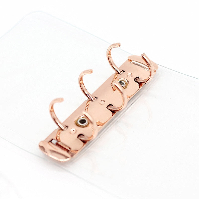 Mini PVC A9 3 Ring Notebook