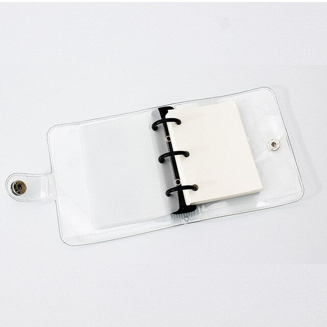 A9 3 Ring Mini Binder Notebook Cover Loose-leaf Refill 45 Sheets