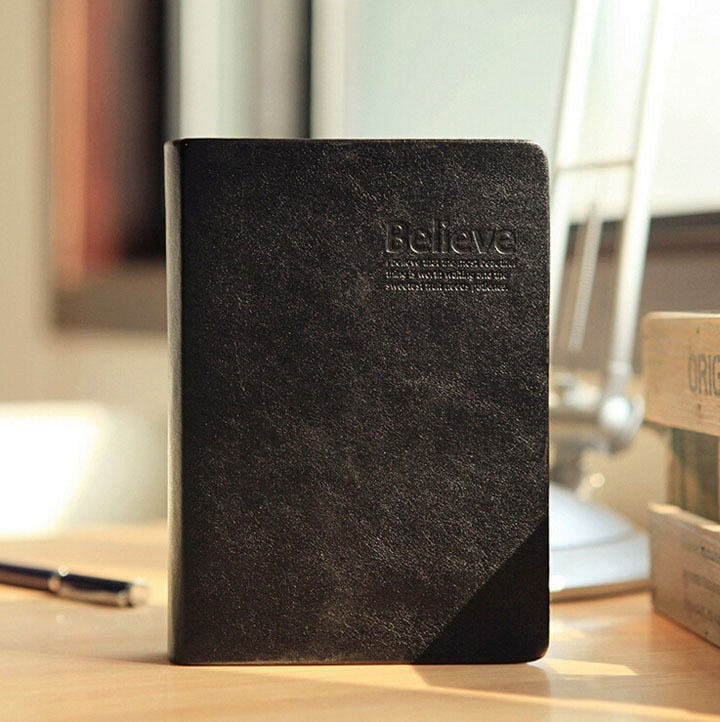 Vintage Style Thick Leather Journal Notebook