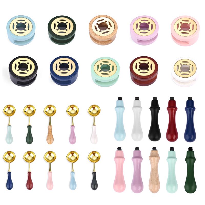 Wax Seal Stamp Set (Handle - Spoon - Pot)