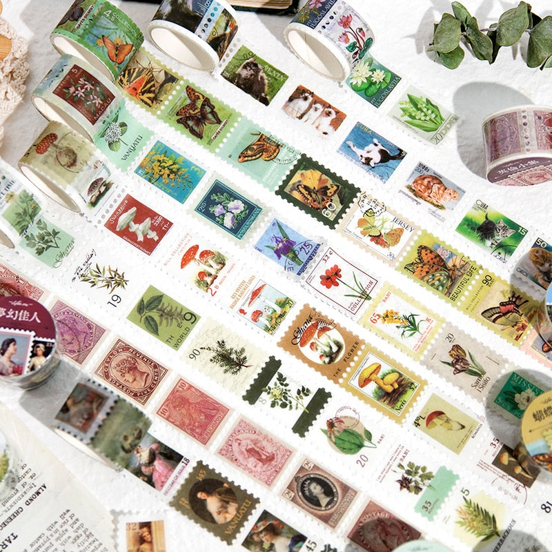 Post Office Stamp Sticker Washi Tape