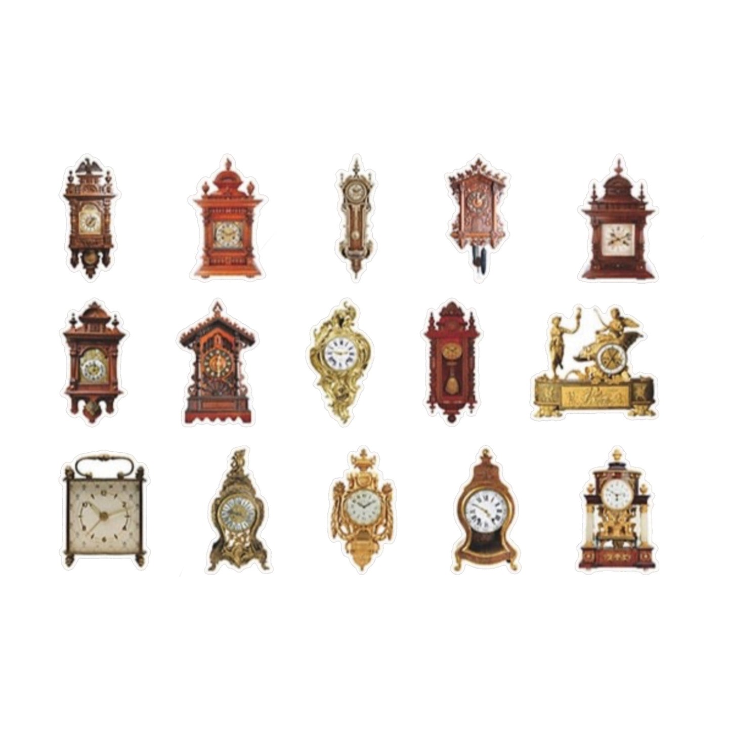 45 Pcs Old Style Furniture Stickers