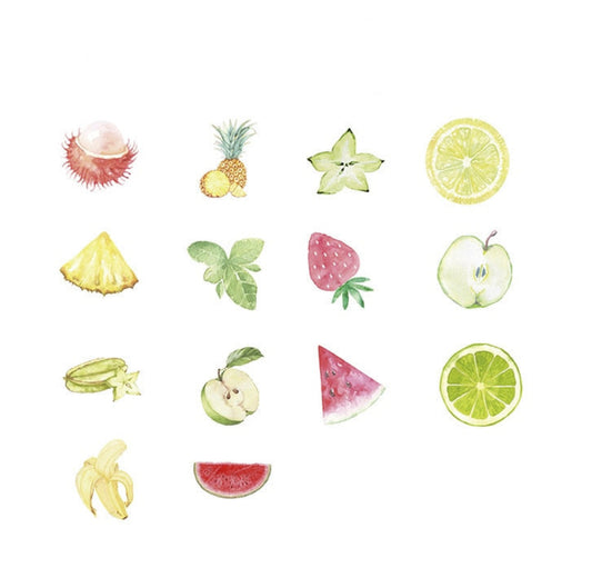 Assorted Fruit Stickers