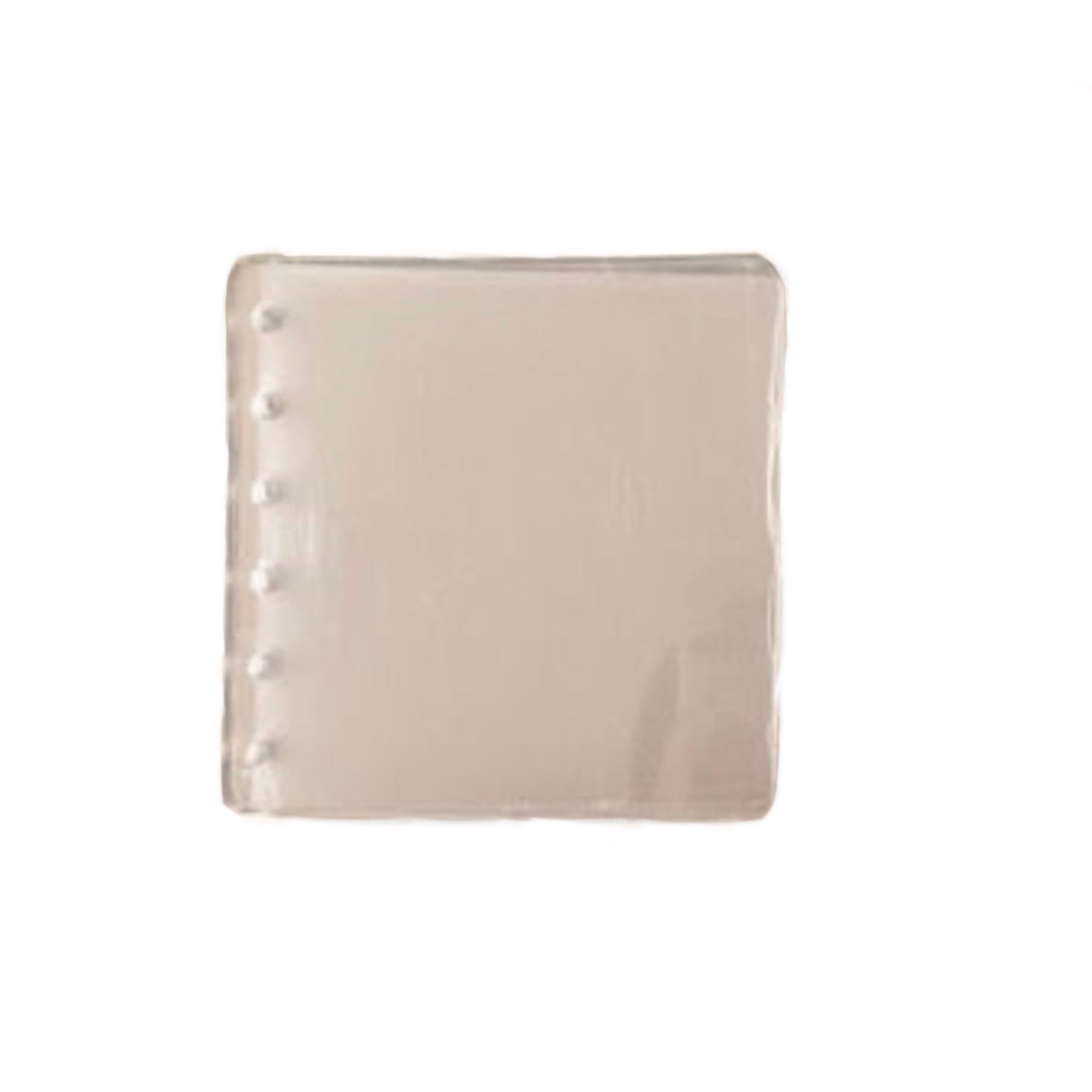 Clear or Glitter Square Binder Journal Hand Book