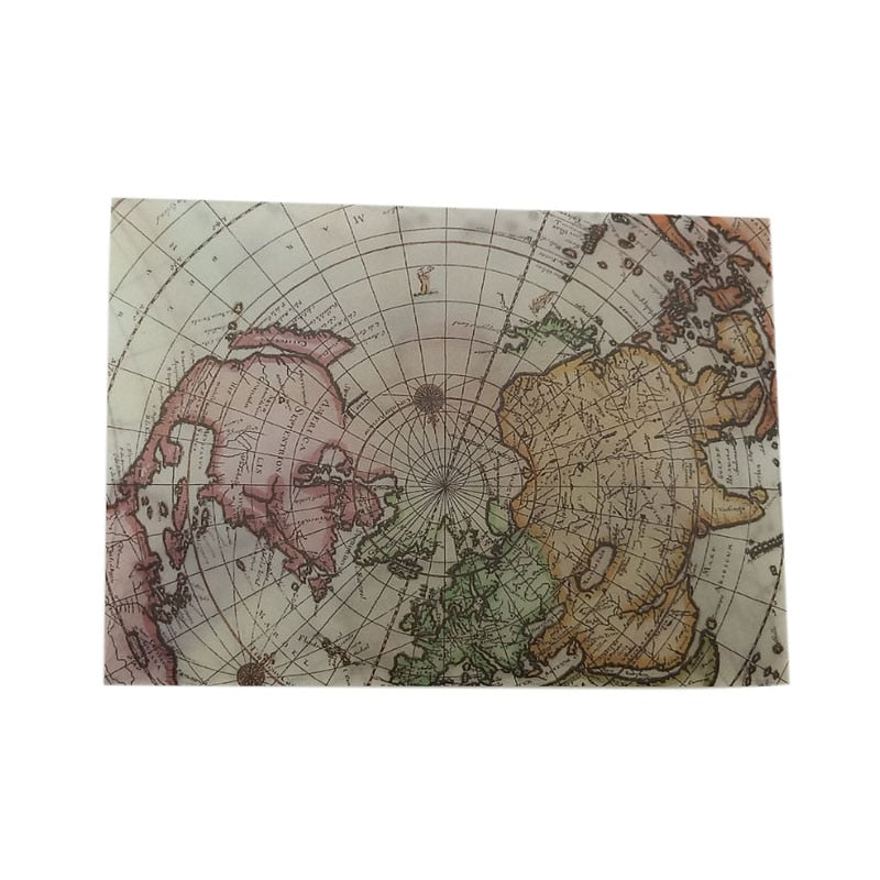 10 Pcs/lot Vintage World Map Acetate Envelope