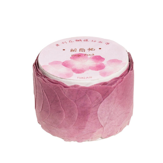 100 Pcs Flower Petals Washi Tape Stickers