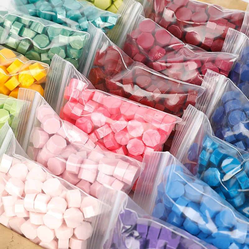 100Pcs/Bag Assorted Wax Beads for Stamp Seals
