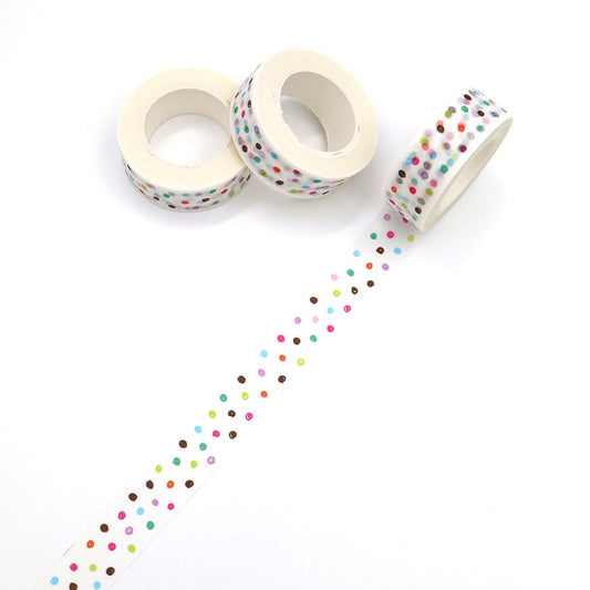 1 Roll Polka Dots Washi Tape