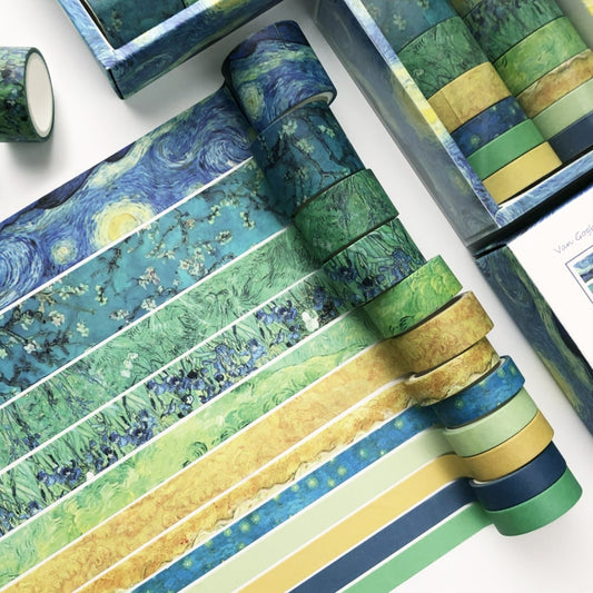 12Pcs/Set Van Gogh Washi Tapes