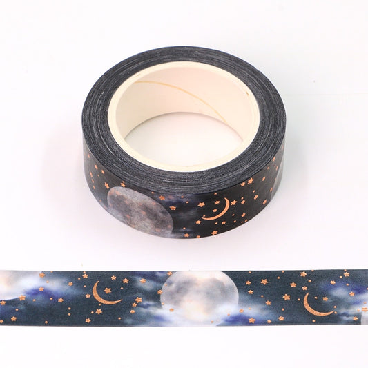 1 Roll Moon Night Foil Washi Tape