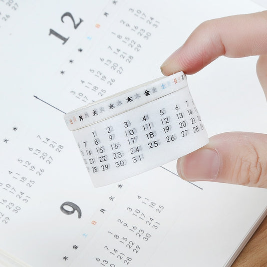Calendar Washi Tape