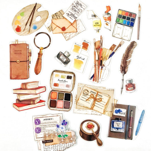 20 Pcs/Pack Stationery Supplies Stickers