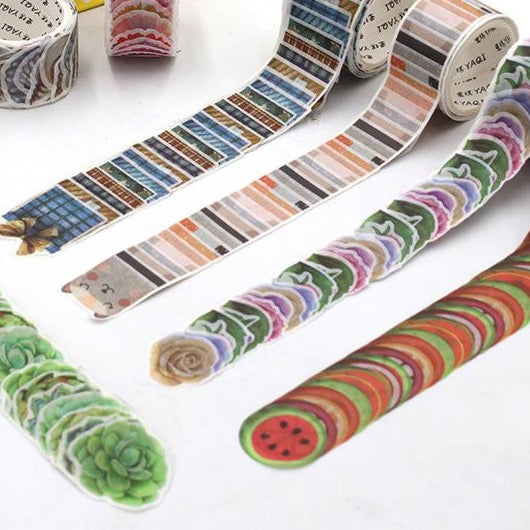 100 Pcs/Roll Petals Washi Tape Stickers