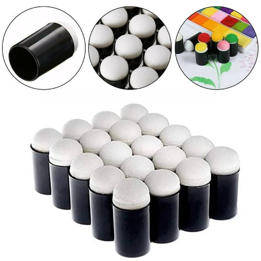 20 Pcs Art Color Finger Sponge Daubers Set