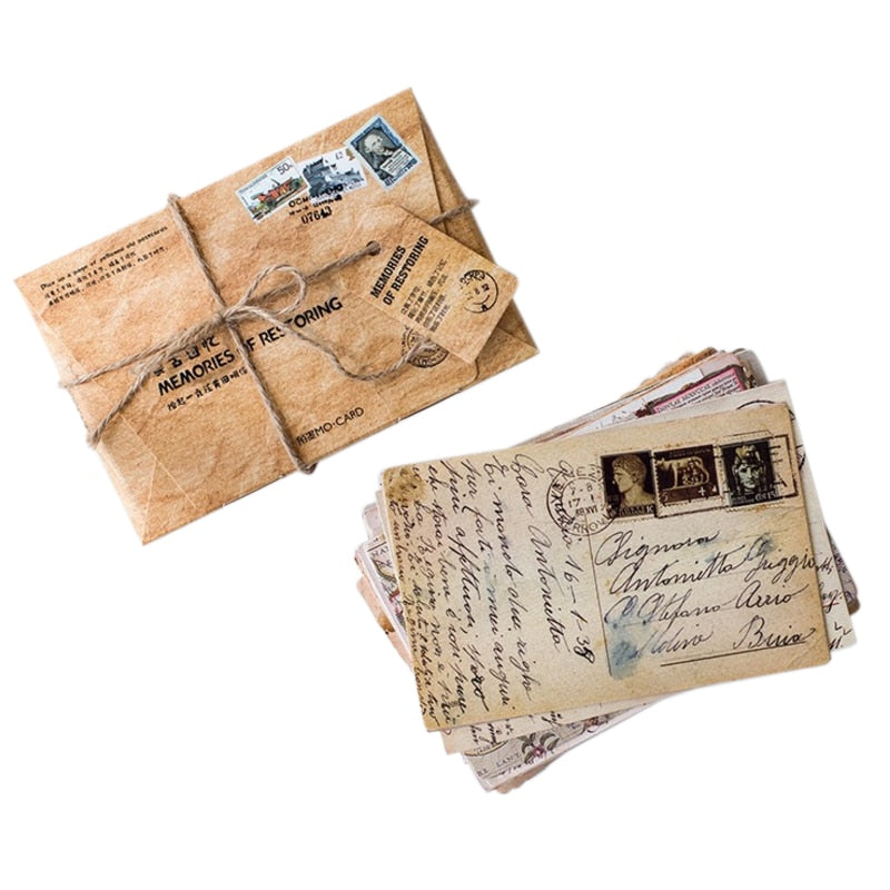 30 Pcs Retro Memories Paper Postcards