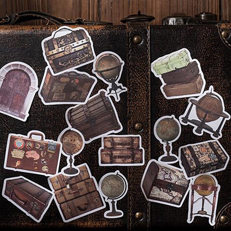 45 Pcs Old Style Furniture Stickers