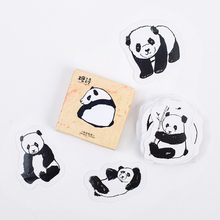 45 Pcs/lot Panda Stickers