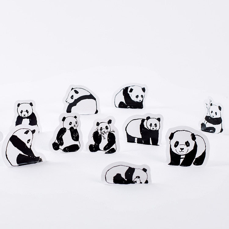 45 Pcs/lot Panda Stickers