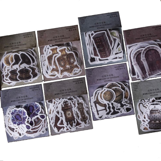 45 Pcs Old Style Furniture Stickers