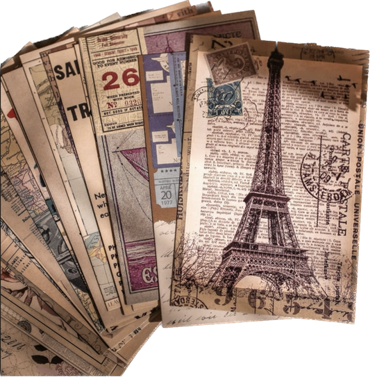 30 Pcs Retro Paper Postcards Retro