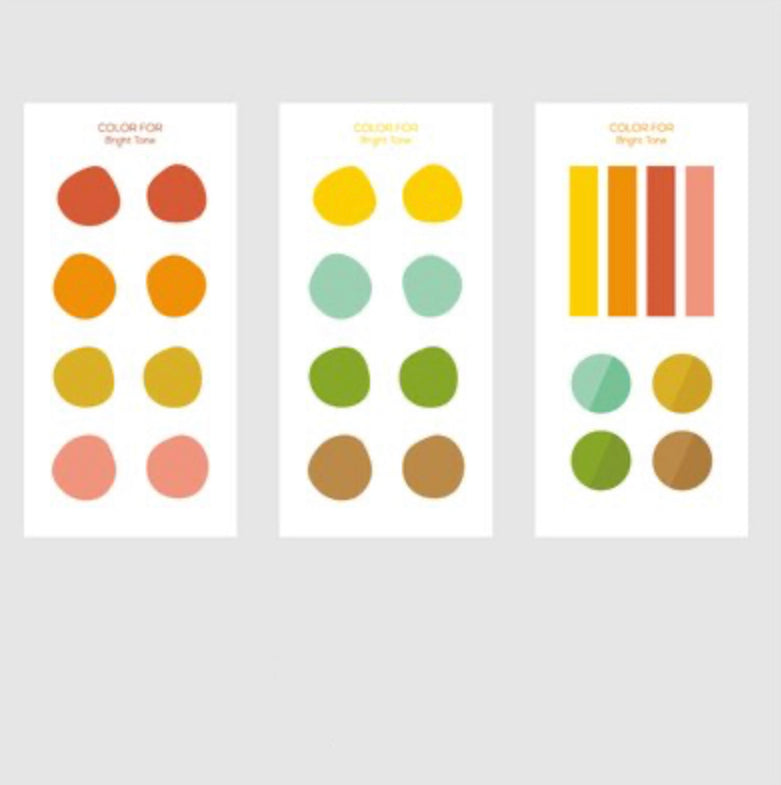 Irregular Round Memo Stickers