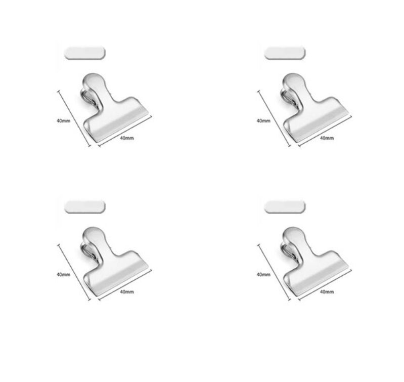 10 Pcs Mini Metal Sealing Clip Binder Clips