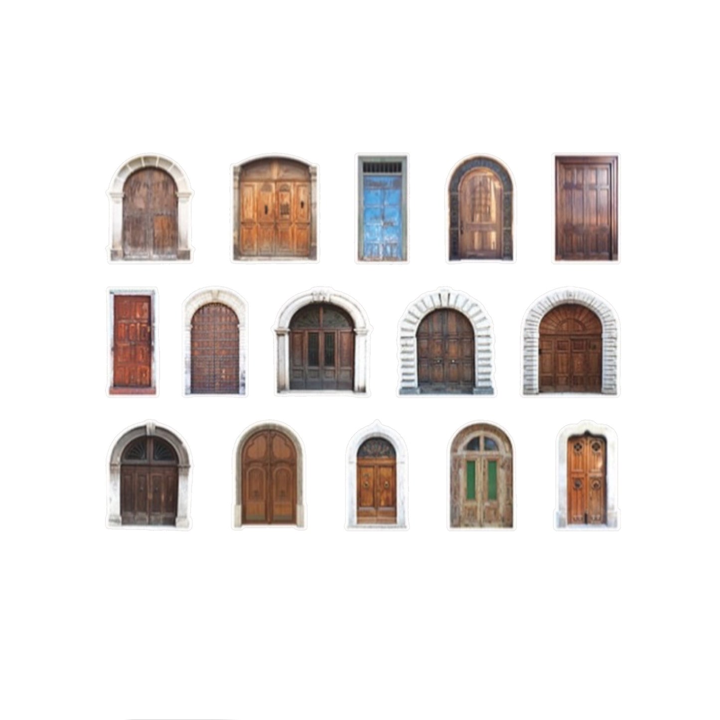 45 Pcs Old Style Furniture Stickers