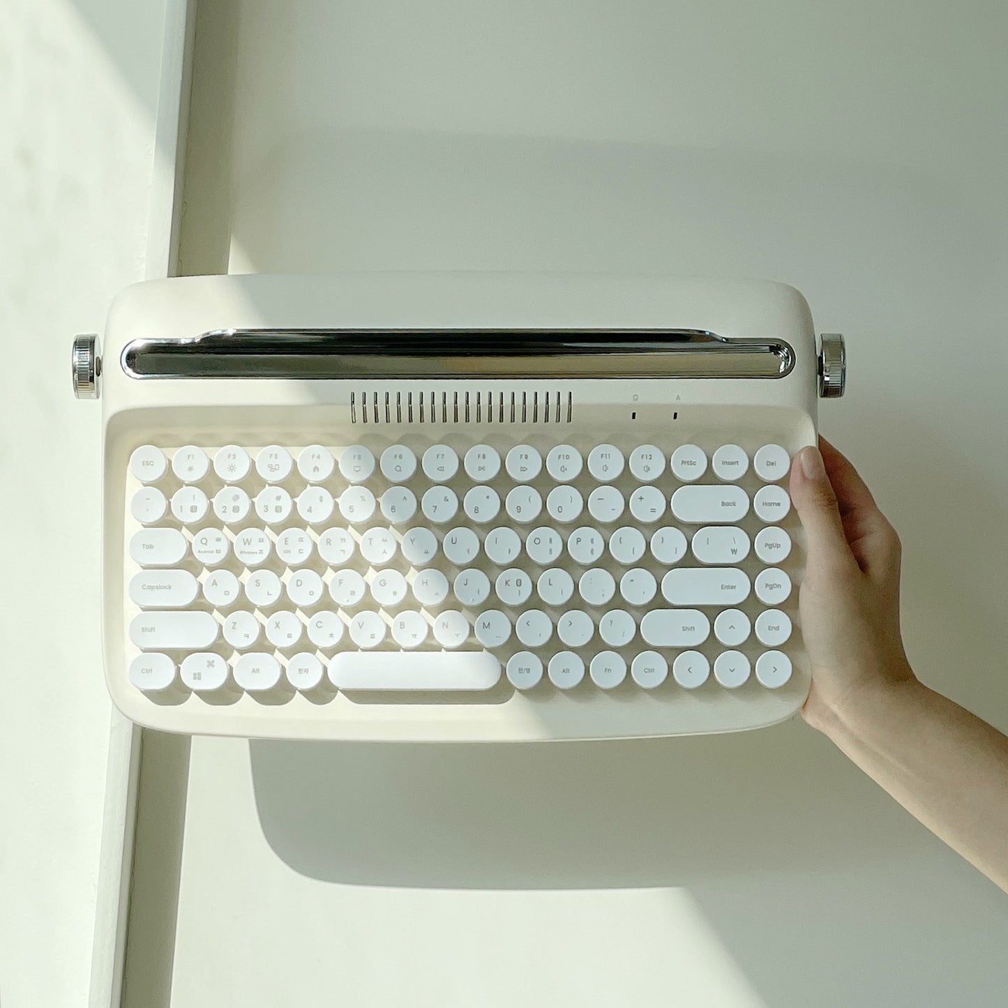 Retro Bluetooth Wireless Mechanical Typewriter  Keyboard