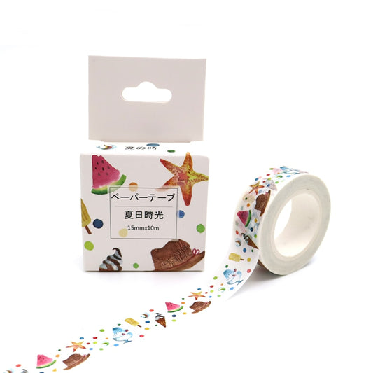 1 Roll Summer Theme Washi Tape