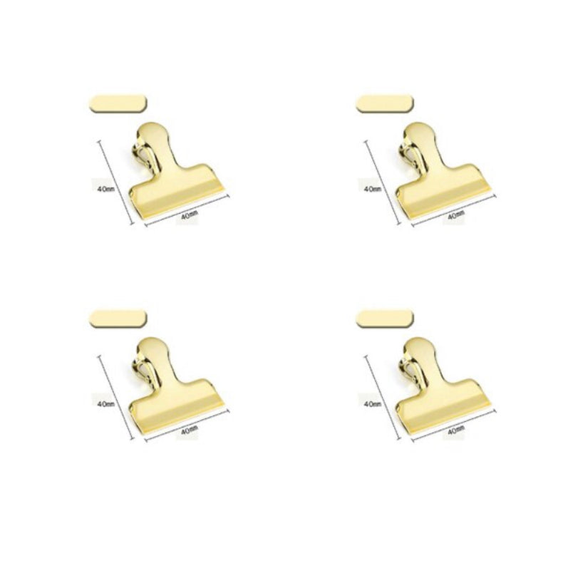 10 Pcs Mini Metal Sealing Clip Binder Clips