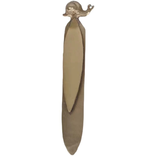 Brass Metal Snail Clip Bookmark