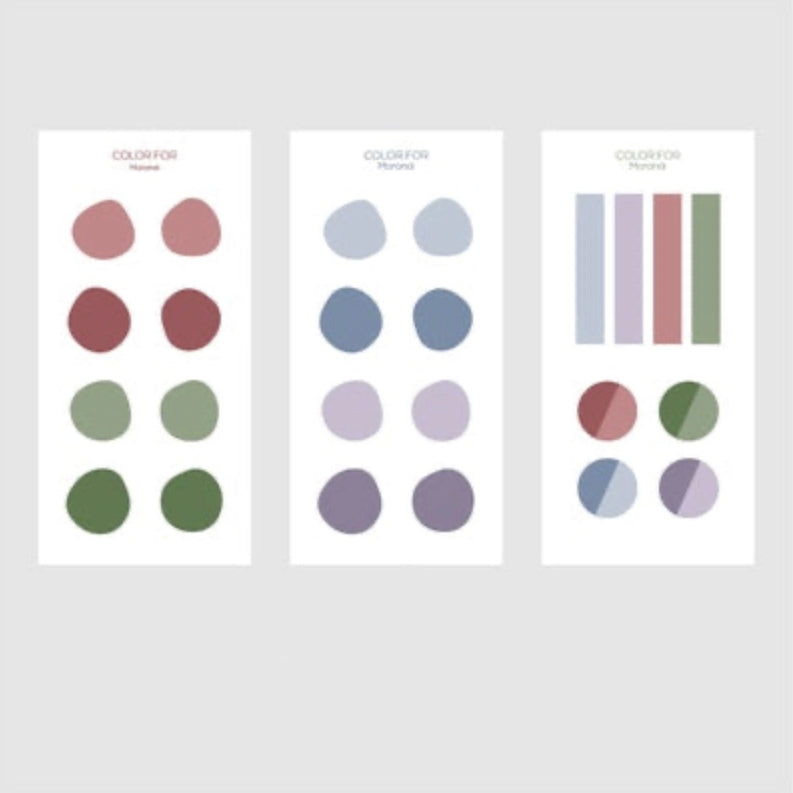 Irregular Round Memo Stickers