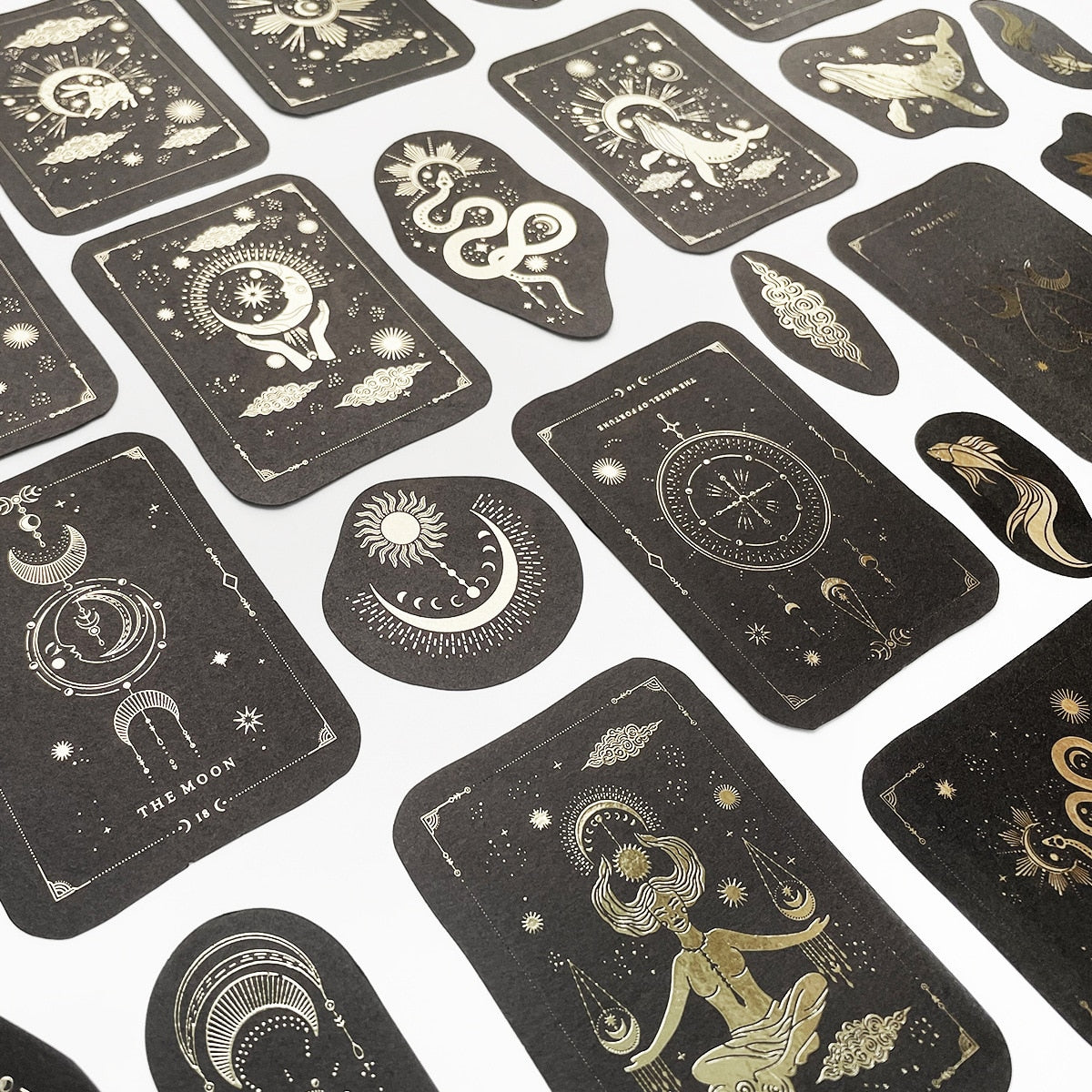 40 Pcs Constellation Gold Foil Stickers